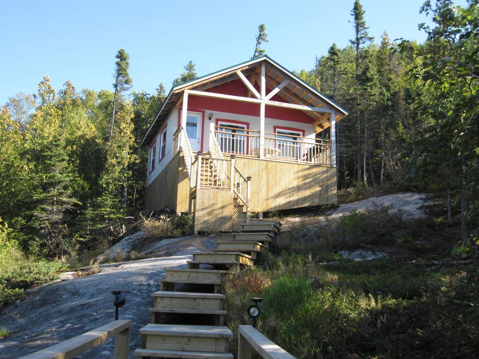 Chalet De La Montagne Villa Тадусак Екстериор снимка
